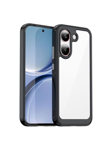 ���d�� �X�}�z�P�[�X �N���A Xiaomi Poco X8 Pro �p�̃P�[�X �ϏՌ� �J�o�[ �Ռ��z�� �X�g���b�v�z�[���t�� ���� �X�}�z �P�[�X �w�ʃJ�o�[[axia-cxia11167][�u���b�N]