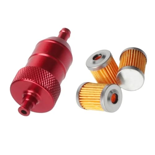 Filtre carburant 8mm aluminium évite le colmatage d'essence réutilisable moto quad