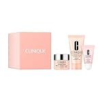 Clinique Hydration Heroes Gift Set | Moisture Surge 100H Moisturizer | Moisture Surge Overnight Mask | Lip Treatment | Hydrating + Glow | Includes 3 Travel Size Pieces
