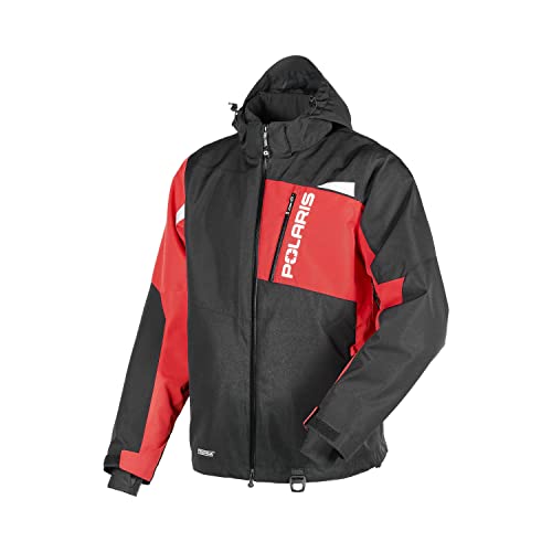 Polaris Mens TECH54 Switchback Snowmobile Jacket Snocross Waterproof Red - Small