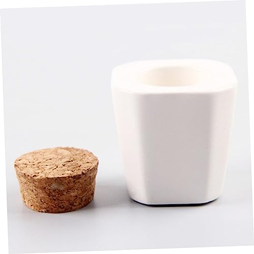 2 Piezas Vasos Líquidos Cerámicos para Manicura miniatura 4