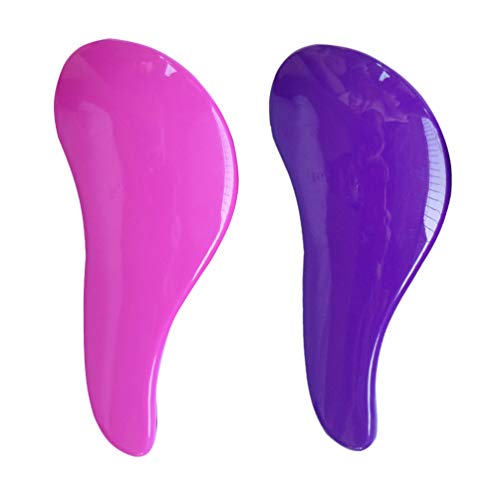 2 Pcs Detangler Brush,Detangler Hair Comb or Brush for Adults and Kids Hair Comb