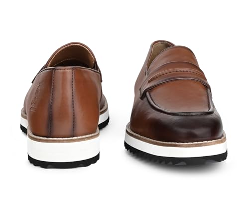 Image of LOUIS STITCH Smart Casual Shoes for Men | Ultra Lightweight and Comfortable | Eva Sole Cushioned Footbed Men's Loafers | LSMX-MC