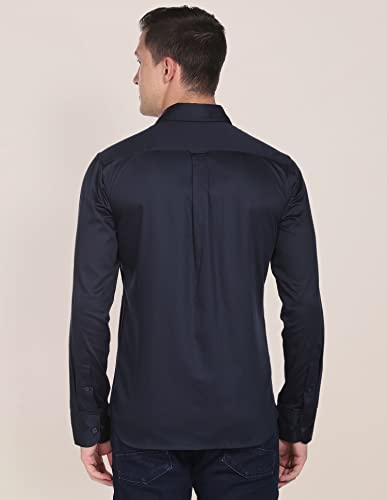 Image of U.S. POLO ASSN. Brand Printed Tailored Fit Shirt for Men - Cotton, Breathable & Comfortable, Full Sleeves Casual Shirt for Men