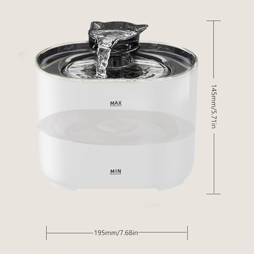 Fuente automática de agua para gatos y perros de 4.5 litros miniatura 6