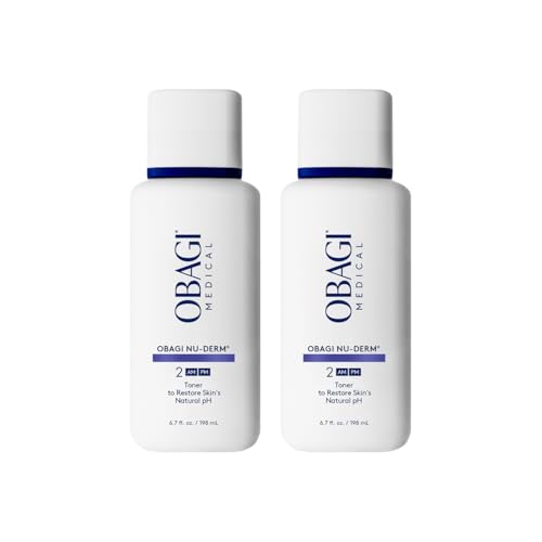 Obagi Nu-Derm Toner – Alcohol-Free, Balancing Nondrying Toner with Witch Hazel & Aloe Vera, Safe for Sensitive Skin – Two Pack, 2 * 6.7 oz