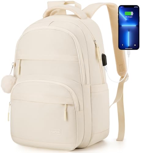 YAMTION 17.3 Inch School Bag for Women Girls,Laptop Backpack for College Students Secondary School Bags Book Bag Back Pack,Mochilas Mujer Morrales Escuela