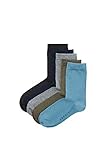 ESPRIT Kinder Socken Solid Mix 5-Pack, 81% Baumwolle, 5 Paar, Mehrfarbig (Sortiment 20), Größe: 35-38