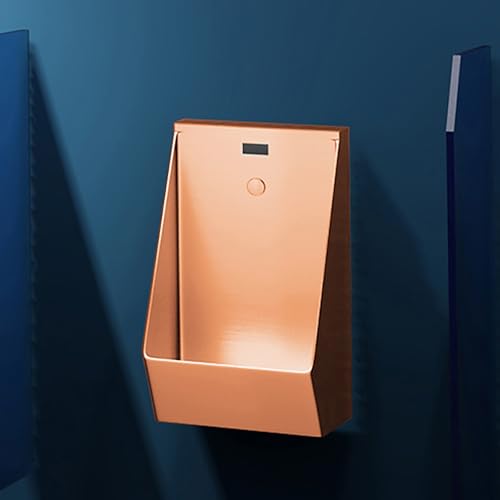 壁掛けセンサー付き小便器、304ステンレス鋼製小便器、家庭、ホテル、公共のバーで使用可能(Orange)