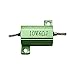 Sscon 5Pcs 10W Green Aluminum Shell Wirewound Resistor 6 Ohm