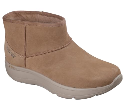 Skechers Botas de tobillo Encore Blair para mujer, Ante castaño, 38 EU