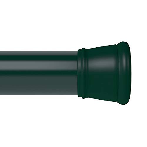 Image of Story@Home Set of 2 Pc 100 CM-160 CM Simple Lightweight Rustproof Metal Adjustable -Length Shower Curtain Tension Rod Green