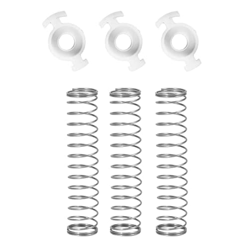 CCeCCe - Juego de 3 resortes de válvula de trompeta, piezas de repuesto con 3 guías de válvula de...