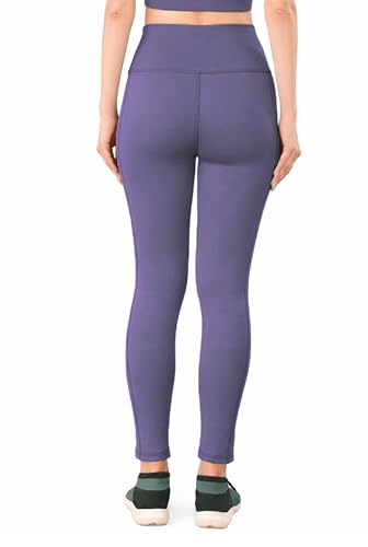 Image of Women High Rise Gym Wear Tights Stretchable Yoga Pants Fitness Leggings Gym Pants Multipurpose Slim Fit Track Pant Workout Active Wear Lower