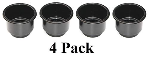 image for JSP Manufacturing 3 5/8 Black Jumbo Cup Boat RV Car Truck Poker Pool T