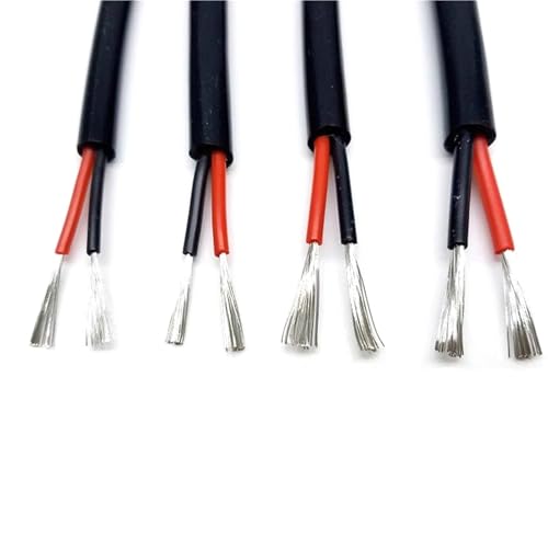 Cable de control para alta temperatura de 2 núcleos y silicona suave de 4mm2 4