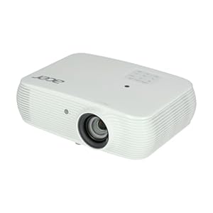 Acer P5330W DLP Projektor (WXGA 1.280 x 800 Pixel, Kontrast 20.000:1, 4.500 ANSI Lumen, 3D), weiß