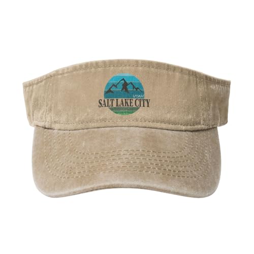 Salt Lake City Utah Women's Sun Hats Athletic Caps