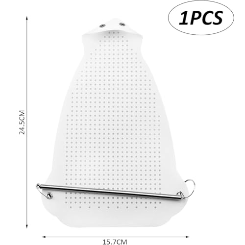 Image of DOMICA Steam Iron Teflon Shoe Cover,Plate Protector Cover Ironing Accessories for Cloth Safe Slip Quick Install Cover Most Standard Size Iron Cover