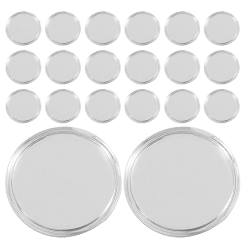DOITOOL 80 cápsulas para monedas transparentes