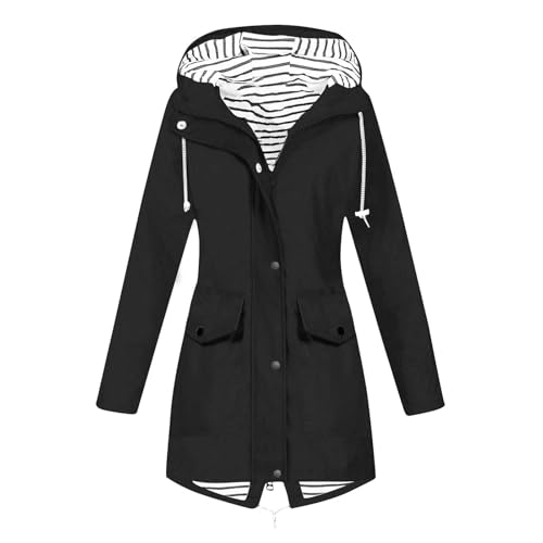 Chaqueta cortavientos para mujer evita pasar frío y mojarte este invierno con el diseño de dos piezas