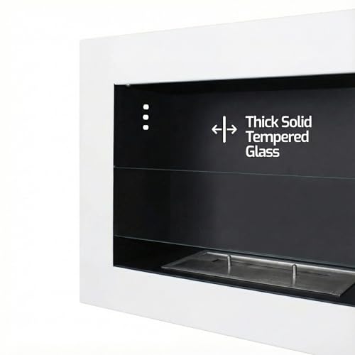 Frankystar Traiano - Camino Da Incasso 120Xh40 Cm Bdi Design Da Interno Bianco - 4