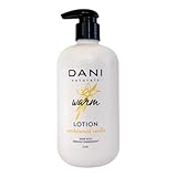 DANI Naturals Sandalwood Vanilla Hydrating Lotion, Vegan, Paraben-Free, Made with Organic Ingredients, 12 fl oz