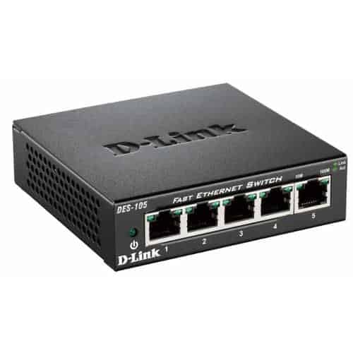 DLink Deutschland 5-Port Switch DES-105/E EAN: 0790069368189