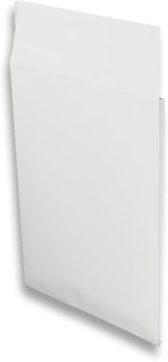Faltentaschen 250x352x25mm B4 140g/qm haftklebend VE=125 Stück weiß