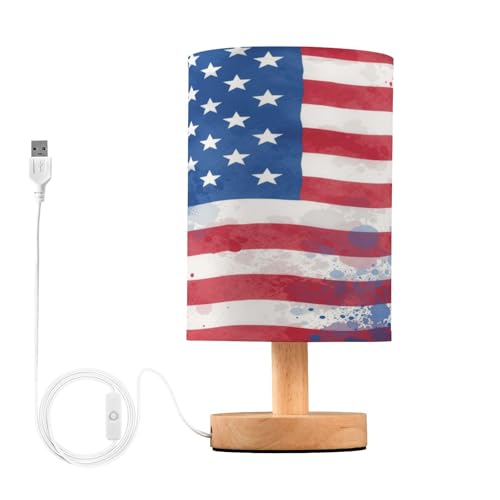 Veilleuse enfant motif drapeau américain cadeau idéal pour décoration de chambre