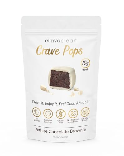 White Chocolate Brownie Pops (Full Case) Gluten-Free, High Protein (10g), Low Sugar, Guilt-Free Snack with Clean Ingredients – No Seed Oils – Kid & Parent Approved - image 3