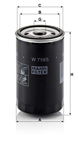 Filtro de óleo Mann-Filter W 719/5 Spin-on