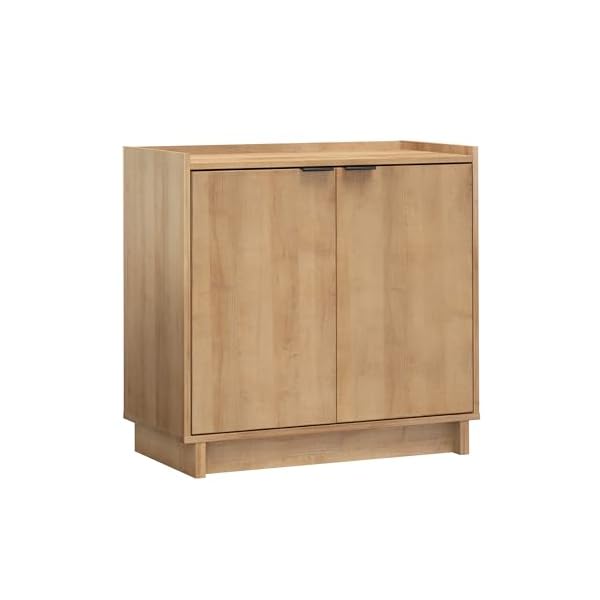 Prepac simply modern 2 door storage cabinet sideboard cabinet for living room kitchendining room or entryway sleek design buffet cabinet with storage 3075 wide x 30 high x 16 deep oak  urban country home decor