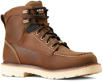 ARIAT Men's Rebar Lift 6" Waterproof Work Boot Industrial, Distressed Brown, 10.5 | Image 4