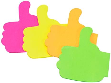 [Pack of 100] Thumbs Up 6cm Sticky Notes