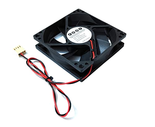 Image of Fourdot 80mm 3Inch Axial Cabinet Cooling Fan Model 8025 12V DC (With Motherboard Connector)