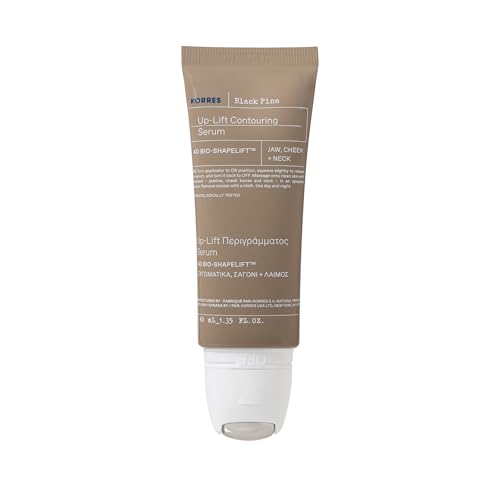 Sérum Black Pine Korres 4D effet liftant pour redéfinir la mâchoire et le cou 40ml
