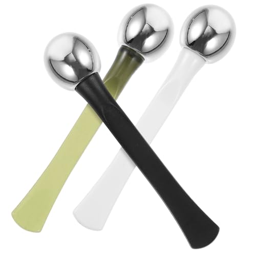 Homoyoyo 3 Piezas Masaje para Ojos Cuchara para Ojos de Material Suave para Uso Facial para Relajación