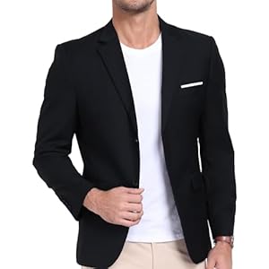 AIBUYTA Mens Suit Jacket Slim Fit Blazer for Men Business Suit Blazer Lightweight Casual Sport Coats for Daily Summer Wedding