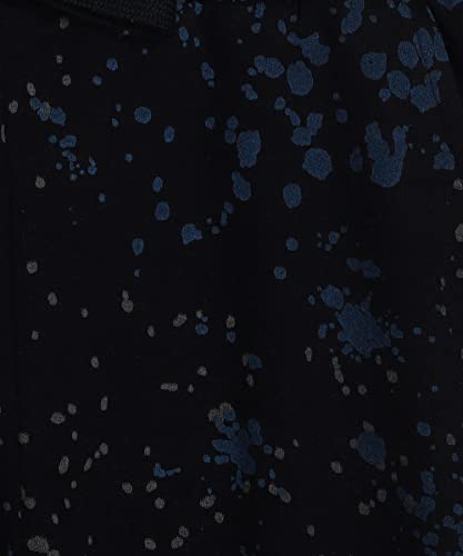 Image of Alan Jones Clothing Boy's Slim Fit Mid Rise Splattering Print Cotton Joggers Track Pants