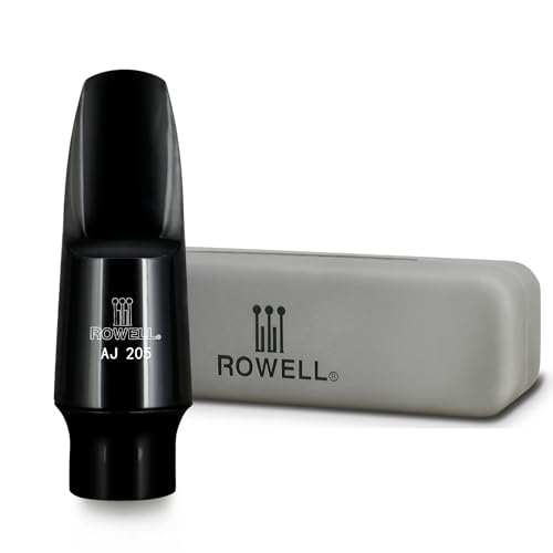 ROWELL Jazz Alto Saxophone Mouthpiece Professional Sax Mouthpiece Warm Bright Tone for Beginners...