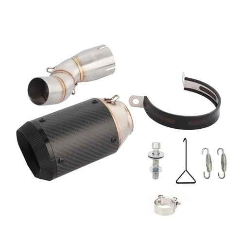 Échappement CBR1000RR 2017-2024 adaptateur anti-fuite et tube de liaison carbone