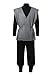C-ZOFEK Mens Black Cosplay Costume Anime Kung Fu Suit (X-Small)