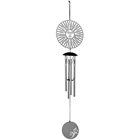 Woodstock Chimes El Sol Flourish Carrillón para Jardín - 4 Varillas Cover