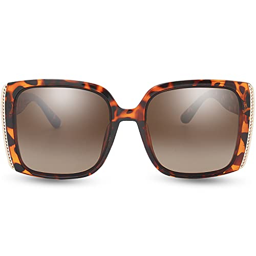 Image of The Fresh Women's Oversized Square Jackie O Cat Eye Hybrid Butterfly Fashion Sunglasses - Exquisite Packaging