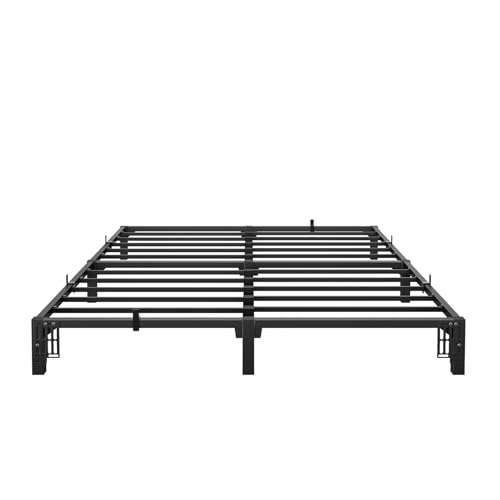 ActiveTrail Metal Bed Frame Queen Size 8 inch Platform Bed Frame, Strong Steel Slats, Bedroom Bed Base for Apartment and Home Use