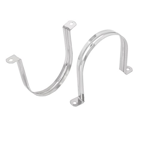 Aexit M110 304 Stainless Steel Two Hole Pipe Straps Tube Clip Clamp 2PCS (91c09e580838d3e610943e5bf9c502ab)
