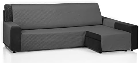 Martina Home Cubre chaise longue acolchado Diamond, 200 cm, Antracita – Universal
