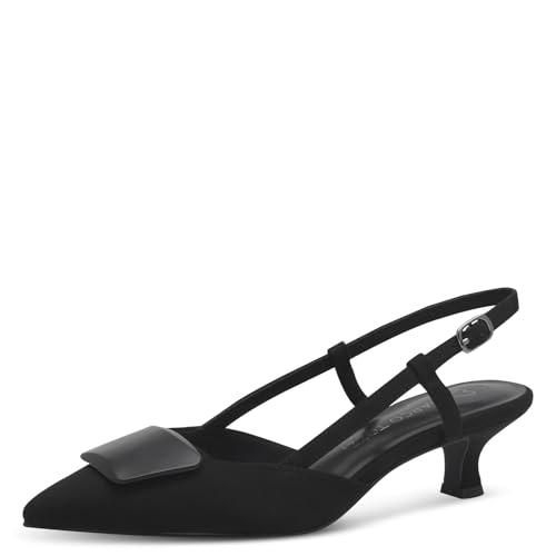 MARCO TOZZI Damen Slingpumps Spitz Elegant, Schwarz (Black), 39 EU