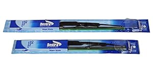 Destra Windscreen Wiper Blades For Maruti Alto K-10 (18 X 16 Inc Black) (Set of 2)